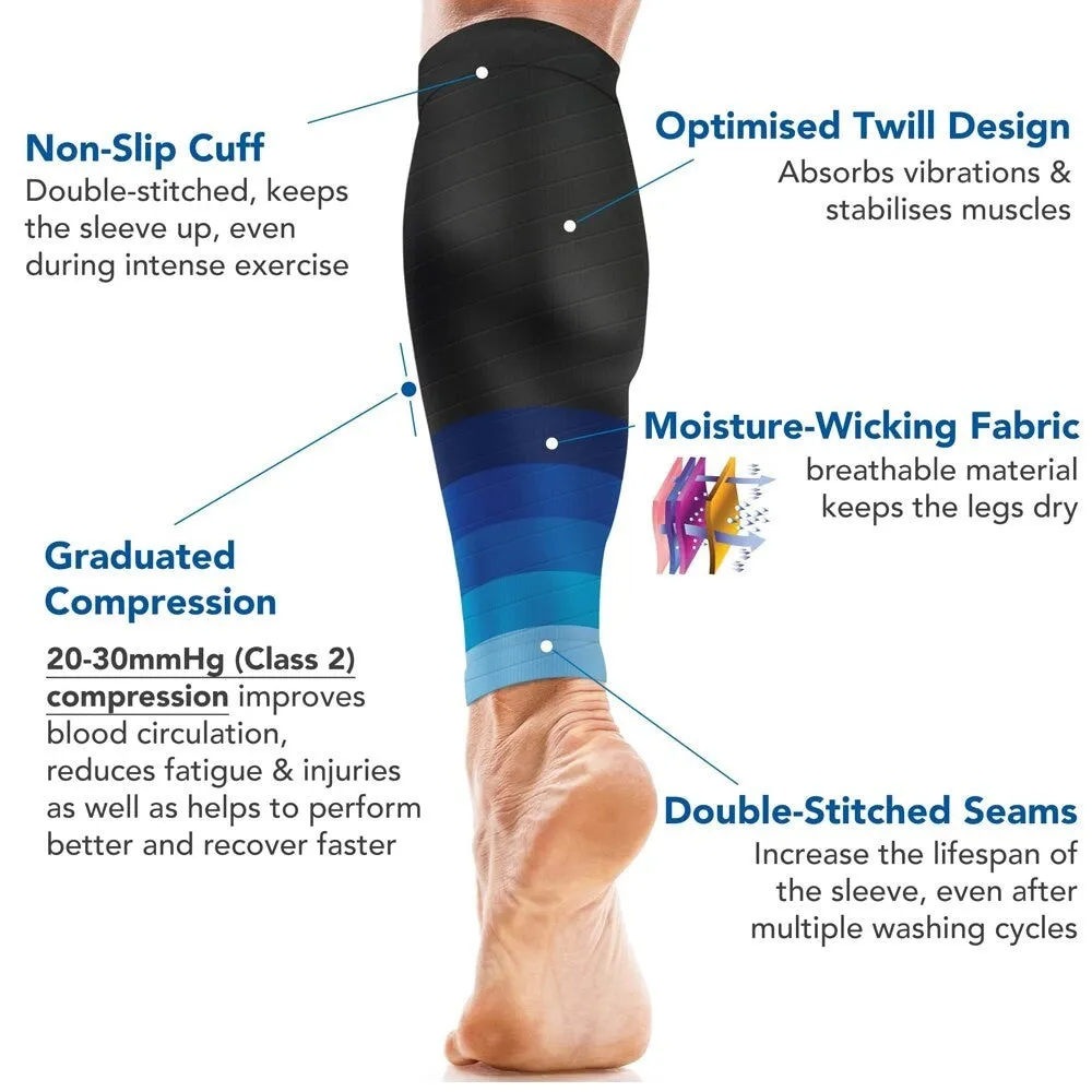 1pair Sports Calf Compression Leg Guard Sleeves for Cycling Running Basketball Football