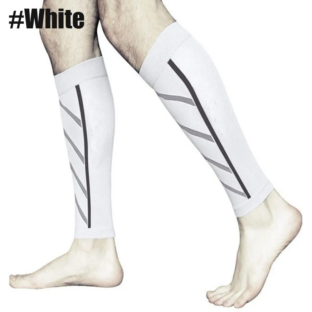 1pair Sports Calf Compression Leg Guard Sleeves for Cycling Running Basketball Football