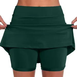 2025 Womens Skorts High Waist Sports Shorts Tennis Mini Skirts Skorts Causal Trendy Short Plus Size Summer Gym Clothes