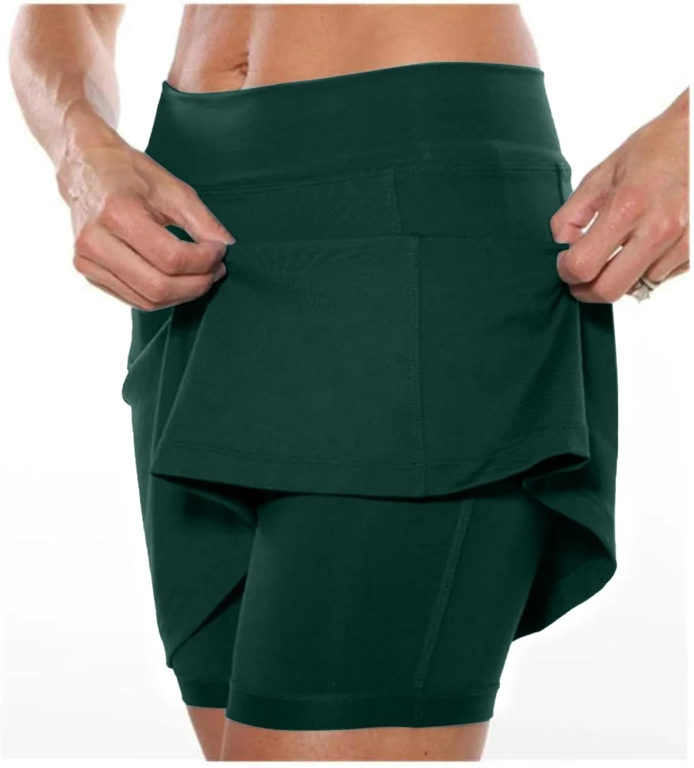 2025 Womens Skorts High Waist Sports Shorts Tennis Mini Skirts Skorts Causal Trendy Short Plus Size Summer Gym Clothes