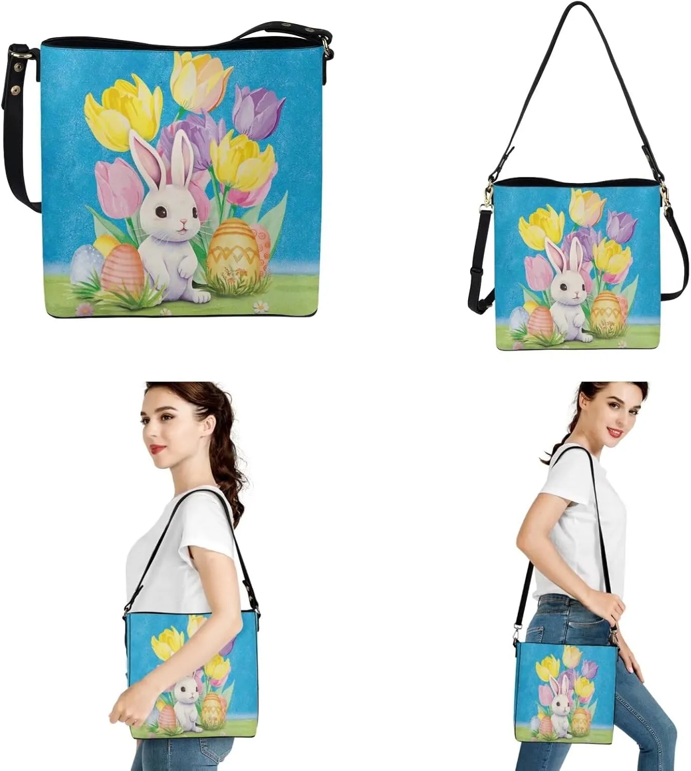 2pcs Purses For Women Wallet Shoulder Bag Top Handle Hand for Daliy Use