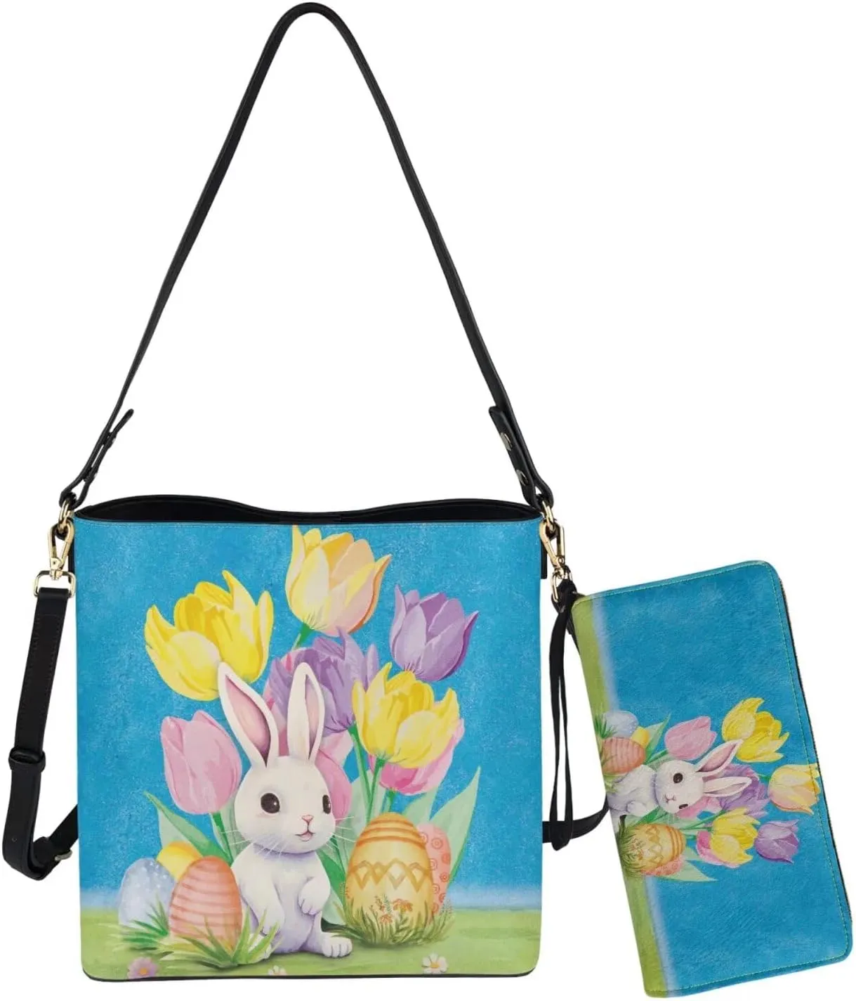 2pcs Purses For Women Wallet Shoulder Bag Top Handle Hand for Daliy Use
