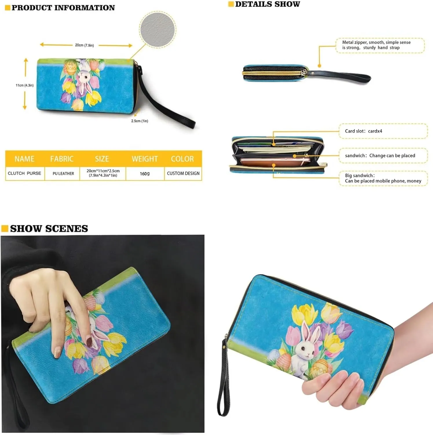 2pcs Purses For Women Wallet Shoulder Bag Top Handle Hand for Daliy Use