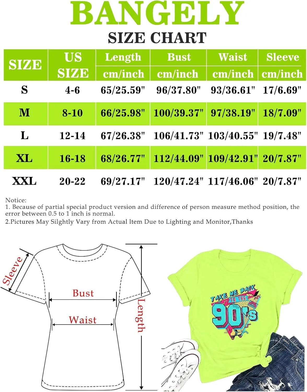 90s Outfit for Women Take Me Back to The 90's Shirt Vintage Neon Crew Neck Tops Tee for Birthday Party Gift
