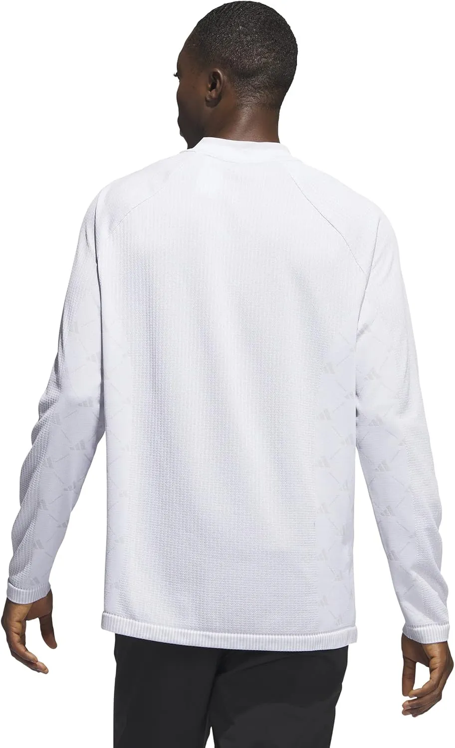adidas Men's Ultimate365 Tour Primeknit Long Sleeve Golf Polo Shirt