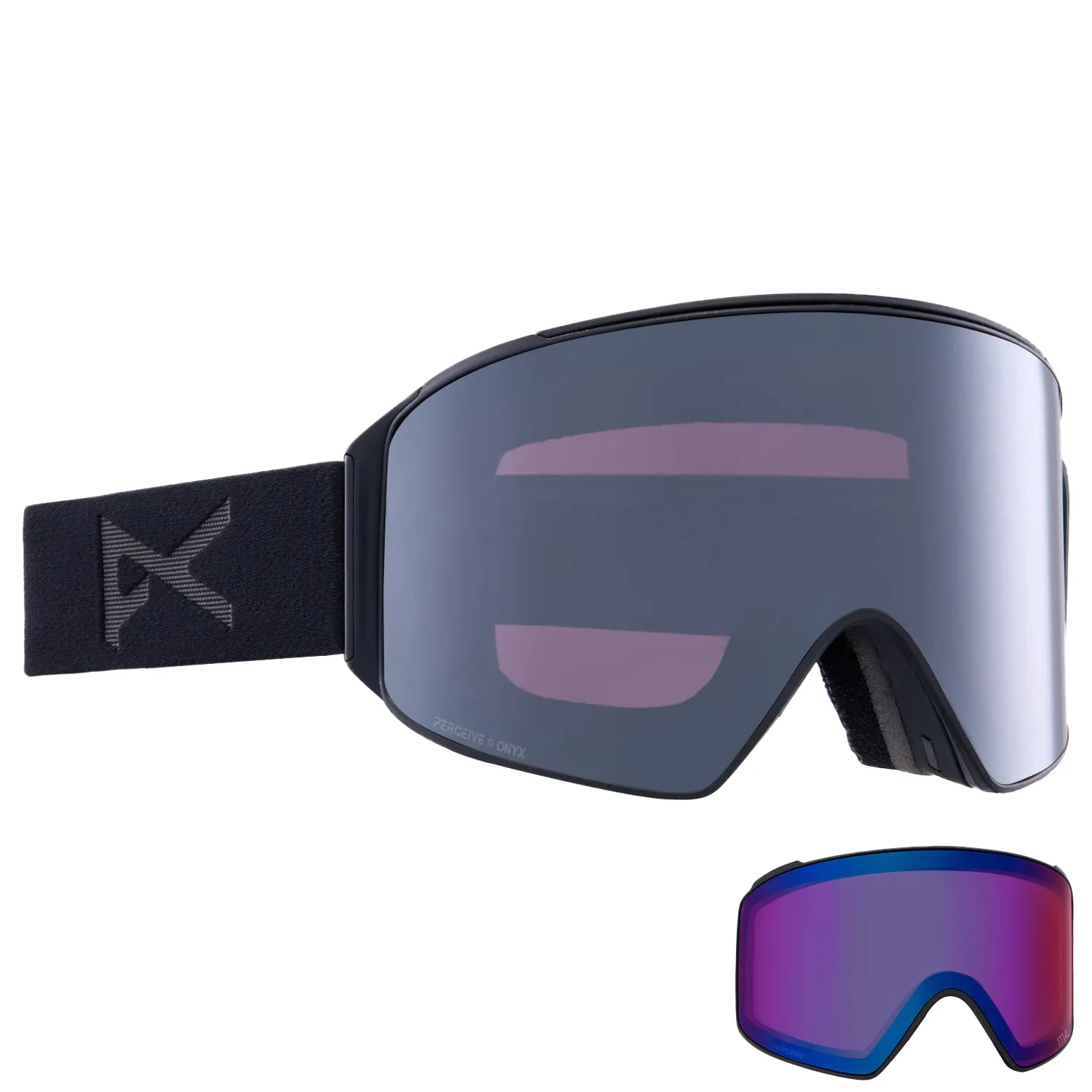 Anon M4 Cylindrical MFI Goggles Smoke/Perceive Sunny Onyx   Perceive Variable Violet