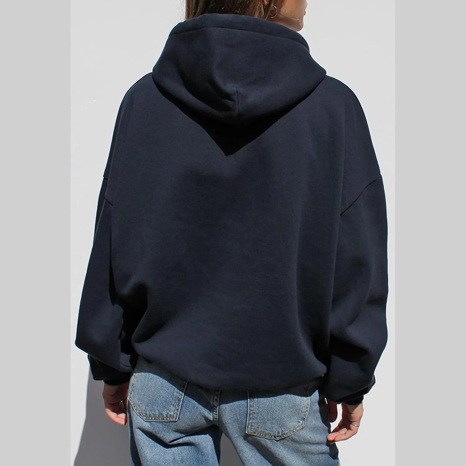 Aonoapll Women Y2k Graphic Oversized Hoodie Loose Long Sleeve Vintage Sweatshirt Aesthetic Print Preppy Hooded Pullover
