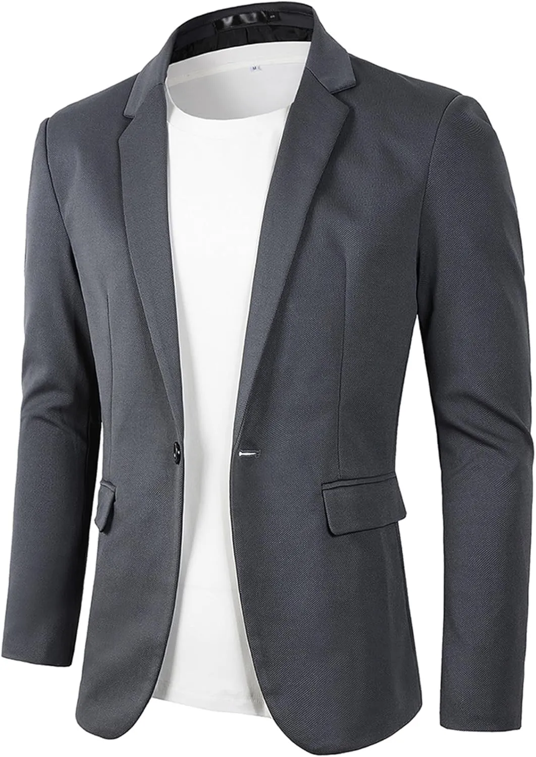 Beninos Men's Casual Blazer Suit Jackets Lightweight Sports Coats One Button