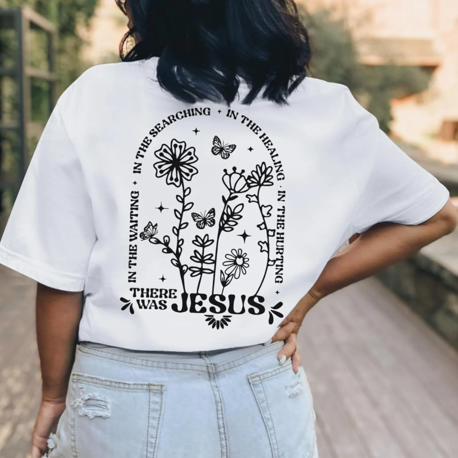 BINTEHGS Christian Jesus Shirts for Women Religious Faith Boho Graphic Tees God Inspirational Bible Verse Tshirts Clothing