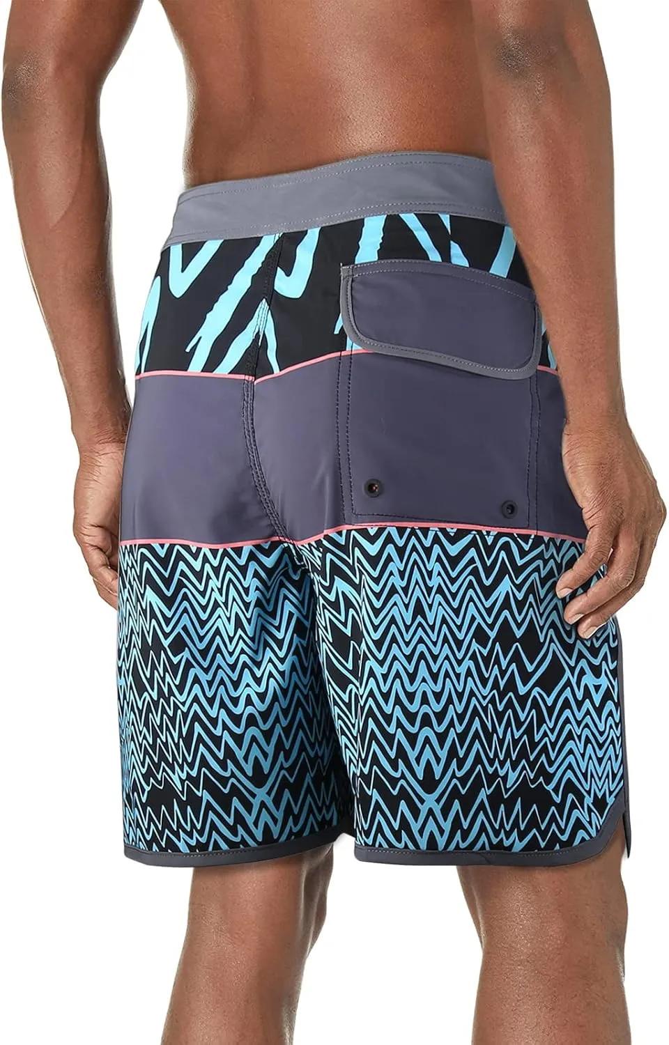 BOOMCOOL Mens Swim Trunks 2 Pcaks Swim Shorts Boardshorts Beach Shorts with Funny Swimwear Bathing Suits for Men