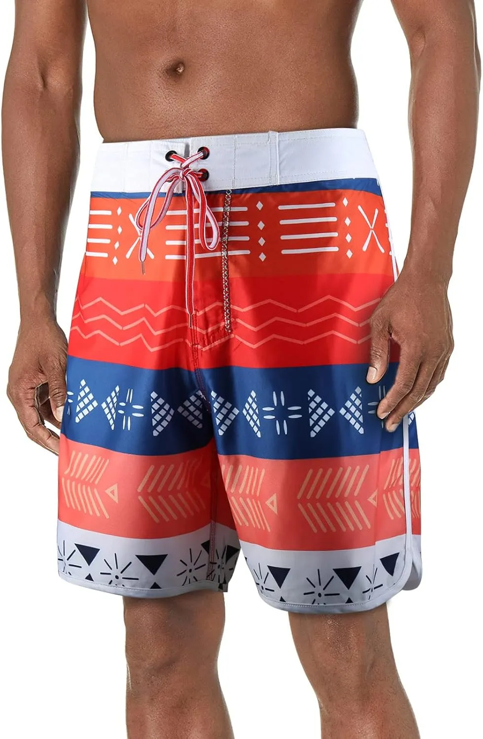 BOOMCOOL Mens Swim Trunks 2 Pcaks Swim Shorts Boardshorts Beach Shorts with Funny Swimwear Bathing Suits for Men