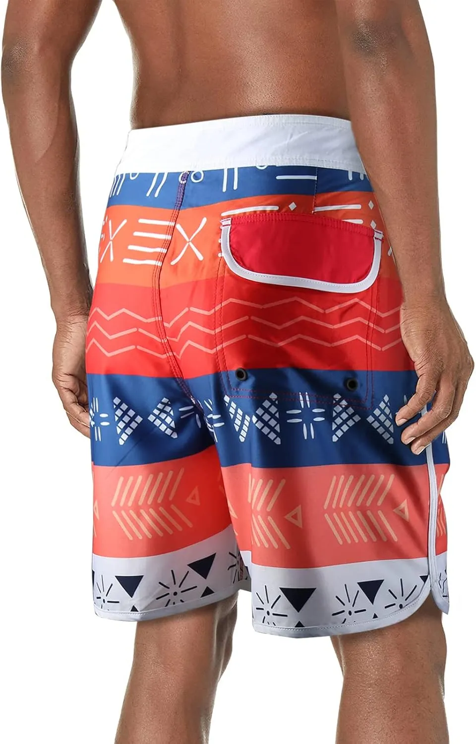 BOOMCOOL Mens Swim Trunks 2 Pcaks Swim Shorts Boardshorts Beach Shorts with Funny Swimwear Bathing Suits for Men