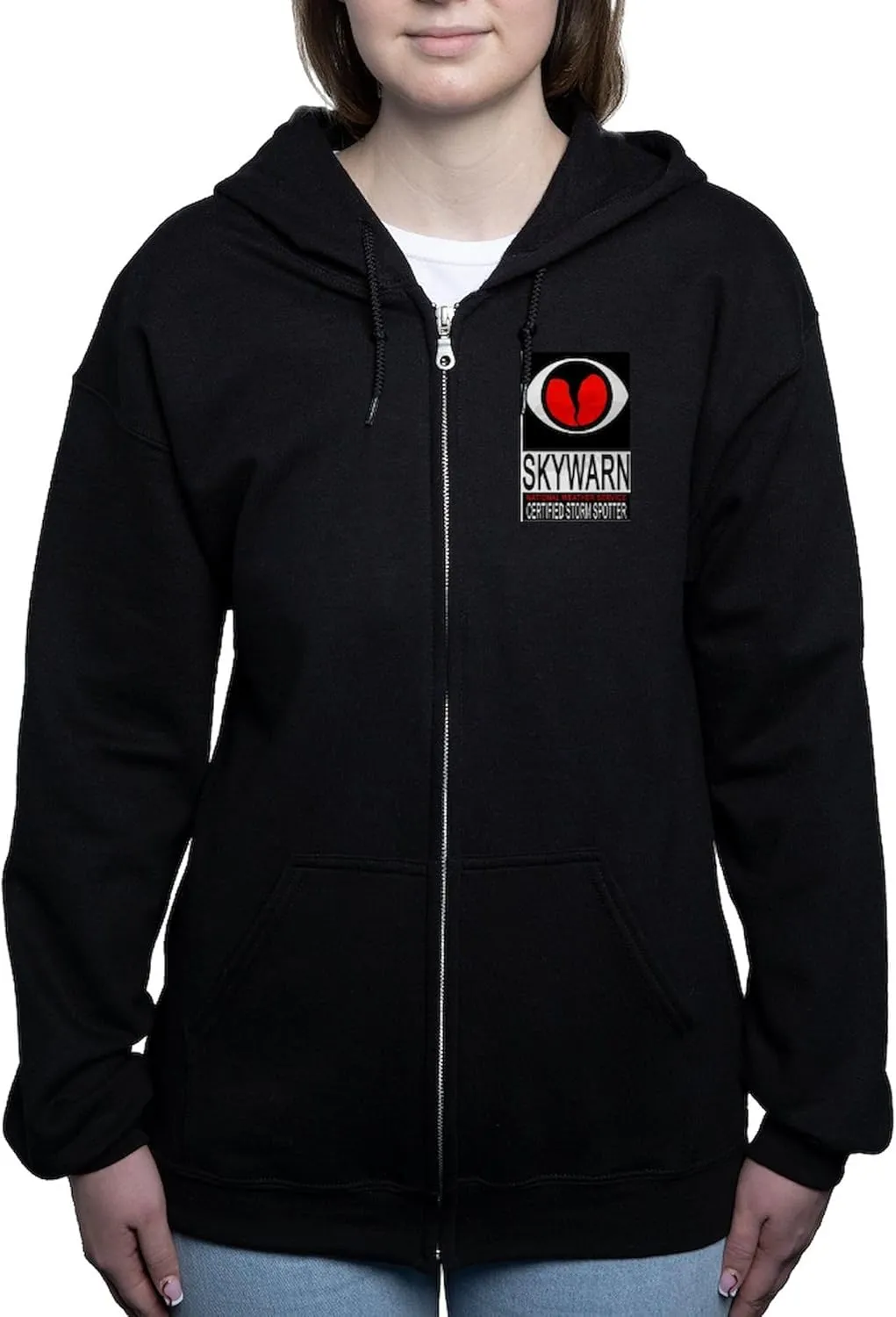 CafePress Skywarn Spotter Sweatshirt Women's Zip-up Hoodie Sweatshirt