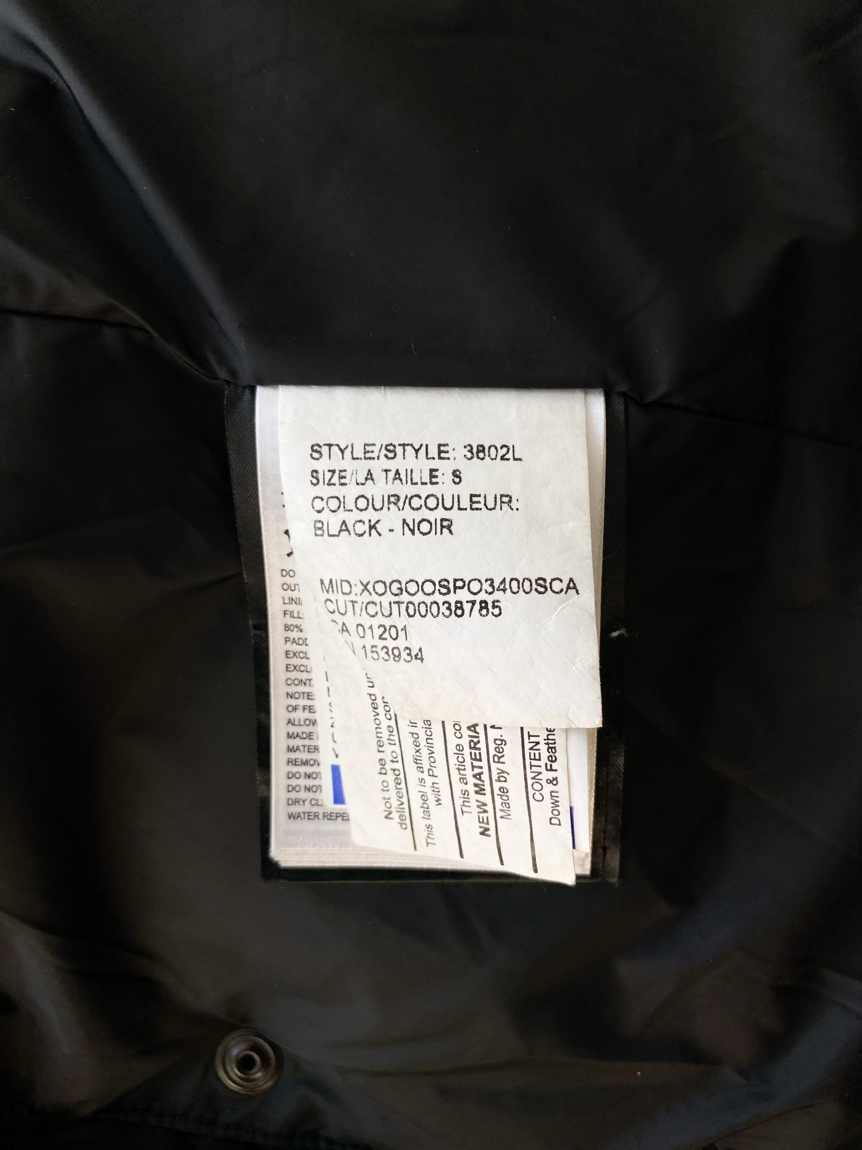Canada Goose Black Shelburne Women's Jacket