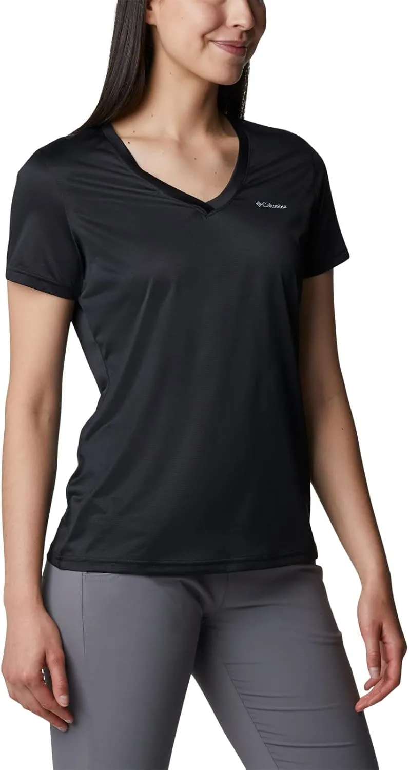 Columbia Women's Hike Short Sleeve V Neck