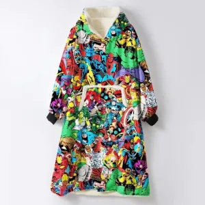 Custom Design Sherpa Blanket Hoodies