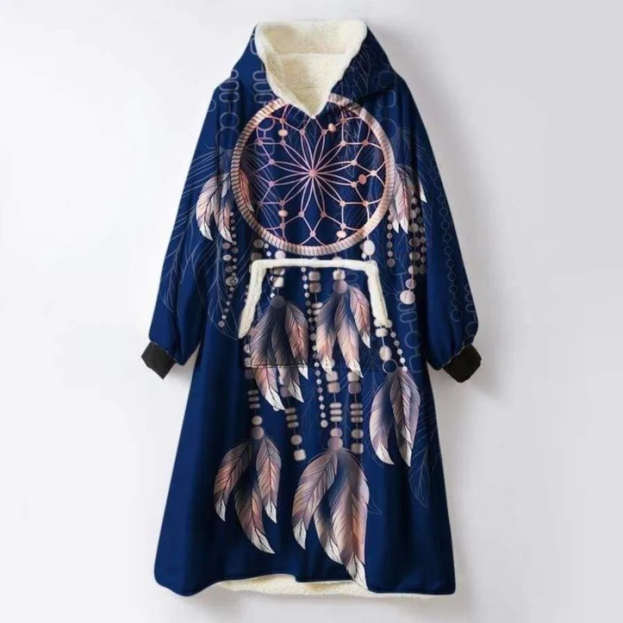 Custom Design Sherpa Blanket Hoodies