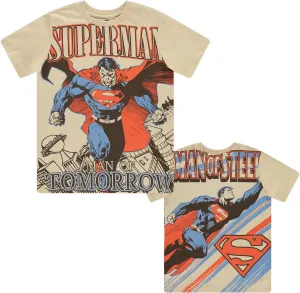 DC Comics Superman Fashion T-Shirt Little to Big Kid/Boys 4-20 Sizes