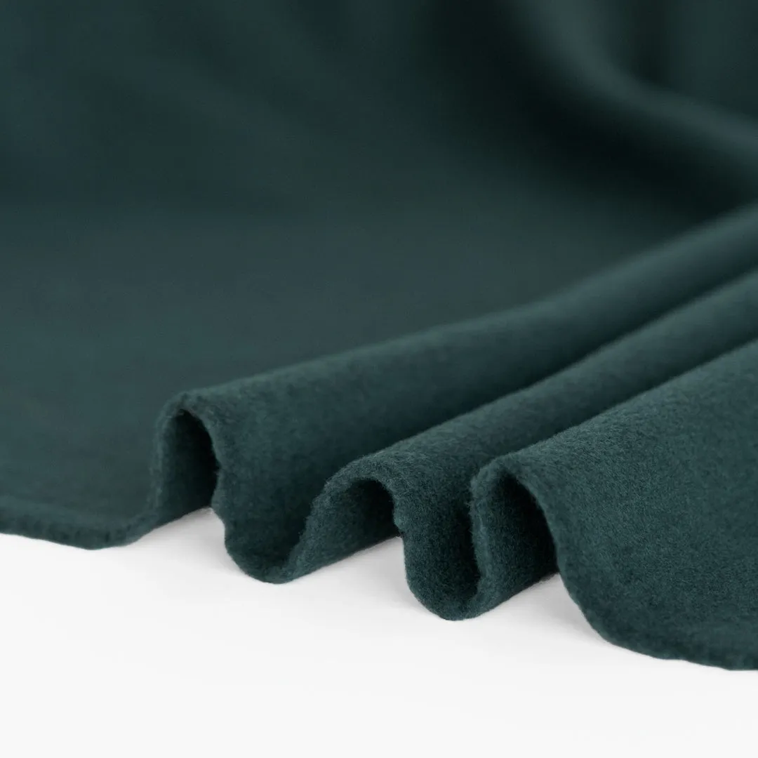 Deadstock Cashmere Wool Blend Coating - Deep Teal