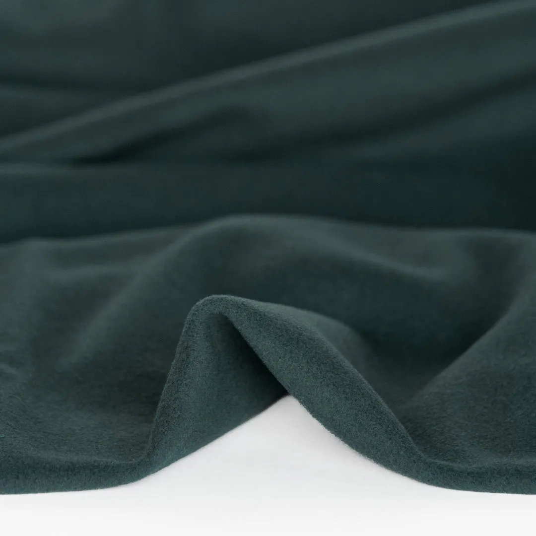 Deadstock Cashmere Wool Blend Coating - Deep Teal