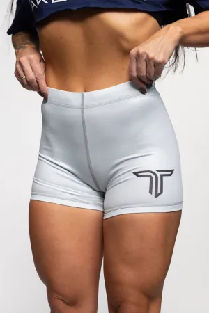 Essential Womens Compression Short - Silver