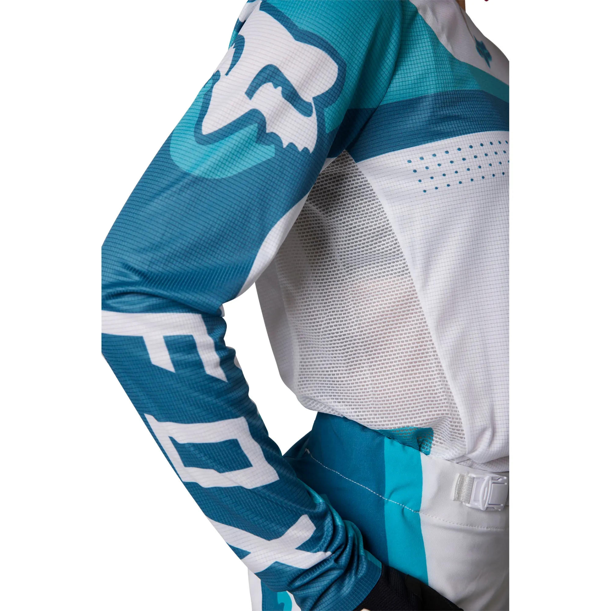 Fox Racing Flexair Efekt Offroad Jersey Teal White
