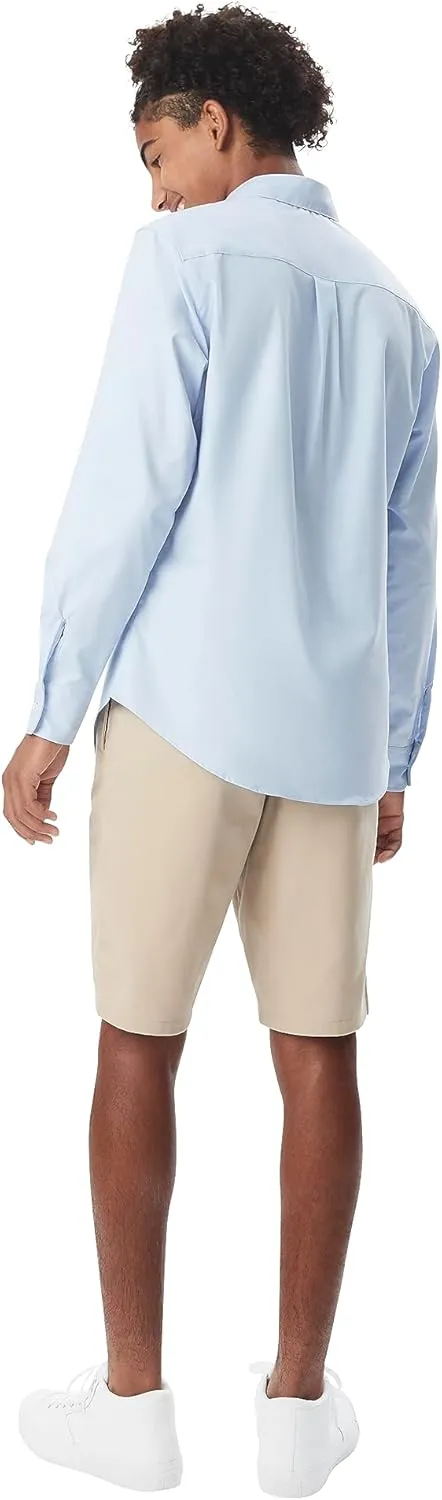 French Toast Boys' Young Mens Long Sleeve Oxford Shirt