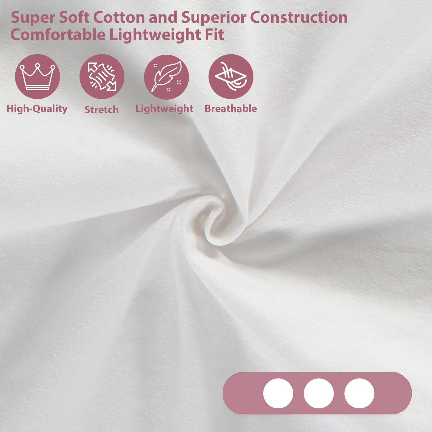 Girls Cotton Undershirt T-Shirt Camisole Tank Top, Multi Pack (Size 2T-14)