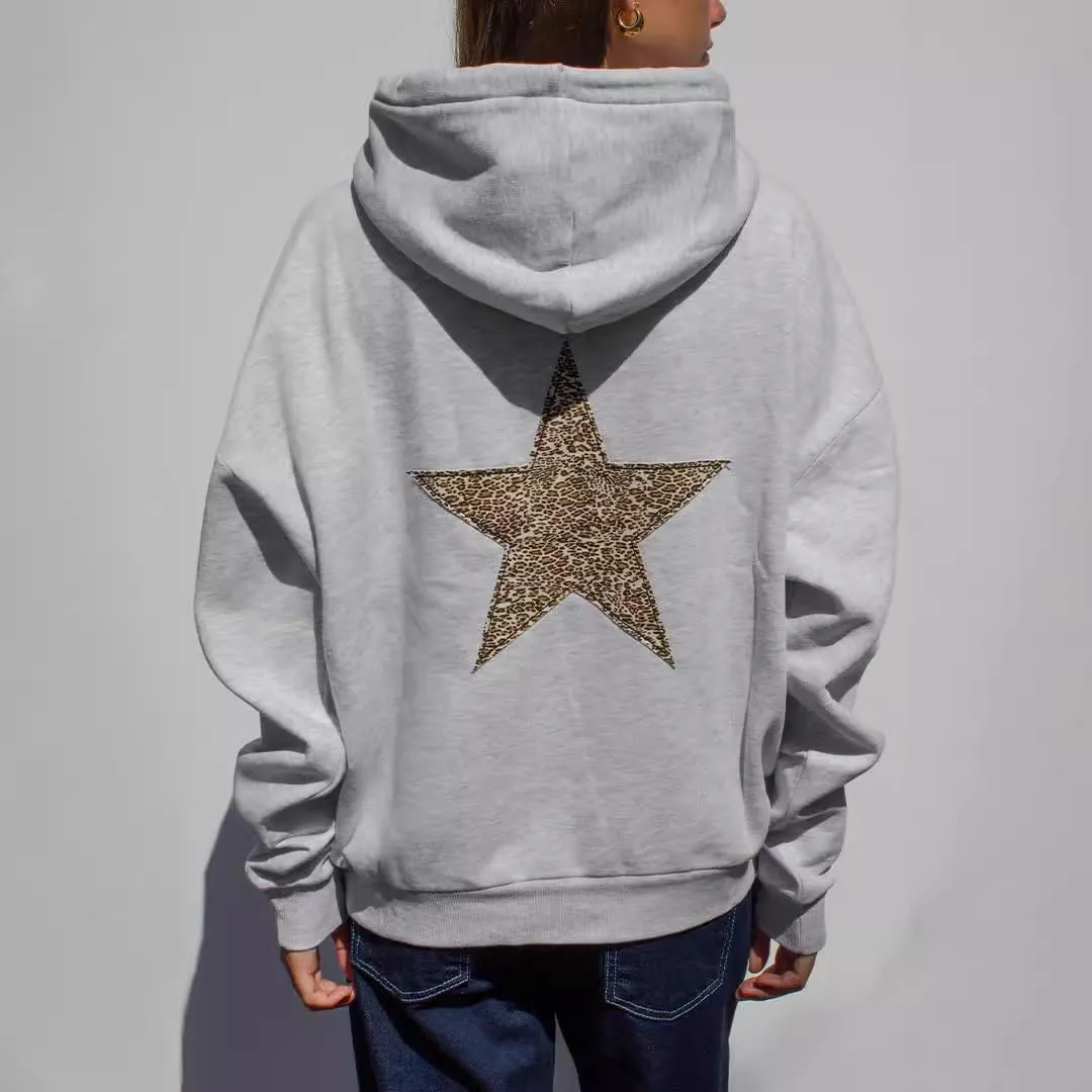 Hoodie Y2k Women Oversized Graphic Hoodies Grunge Sweatshirt Streetwear Vintage 2000s Pullover Hoodie