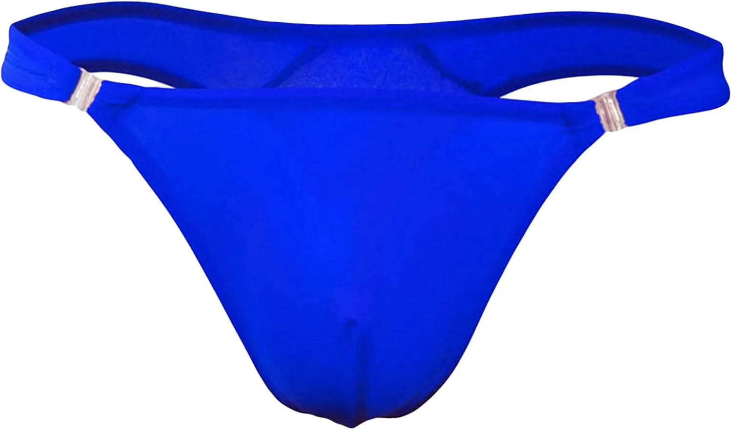 JEsilunmaMY Mens Ice Silk Bikini Briefs Low Waist Translucent Bulge Thong Underwear Breathable T-Back Sexy Panties Underpants