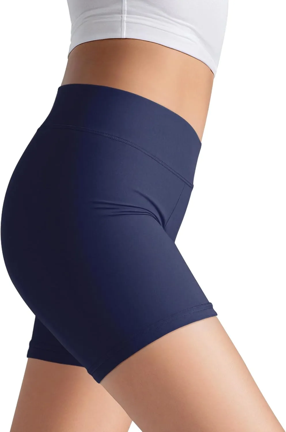JOCMIC 3 Pack Girls Athletic Shorts Dance Gymnastics Yoga Running for Kids 4-12 Years