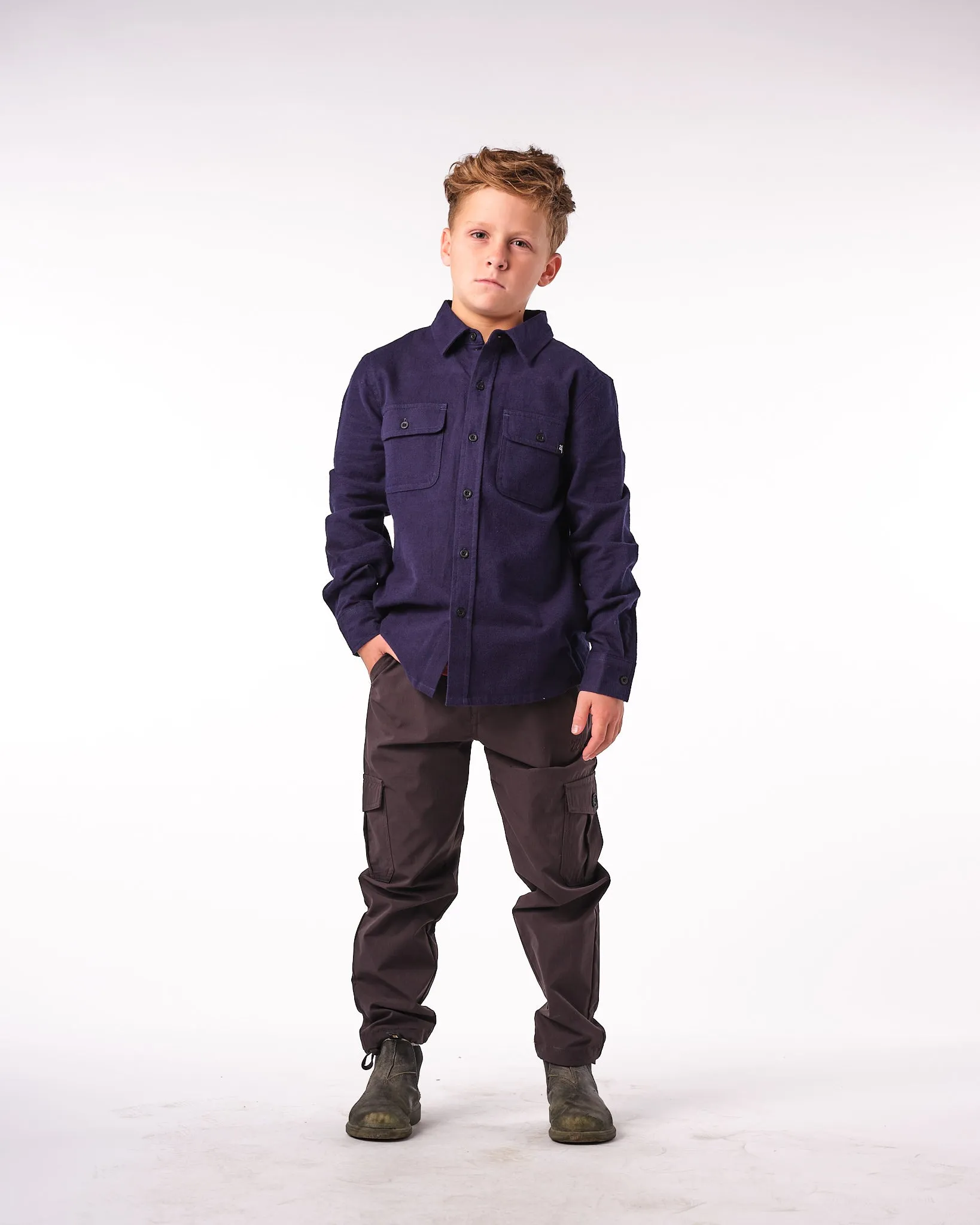 Kids Flannel Button Up - All Gender
