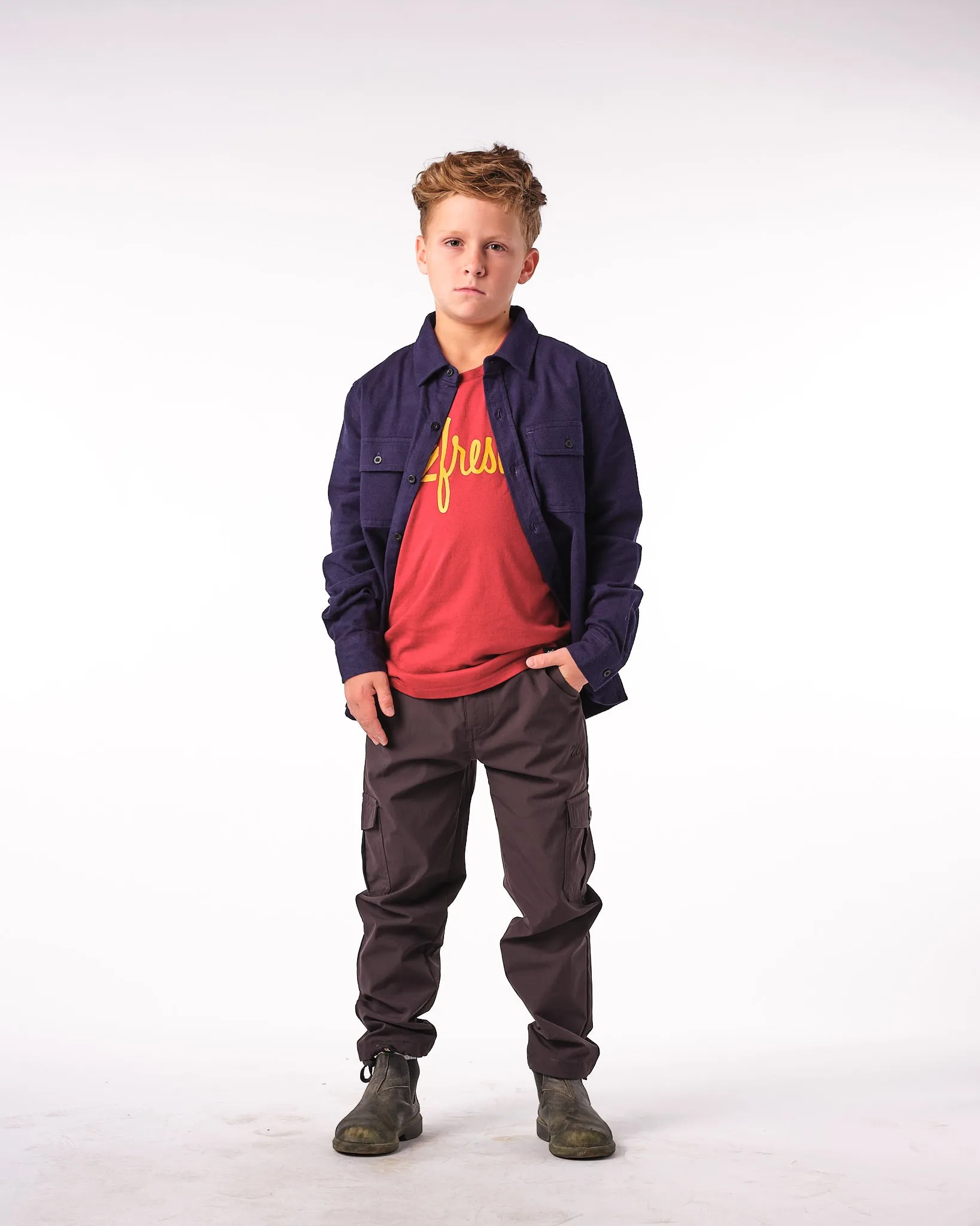 Kids Flannel Button Up - All Gender