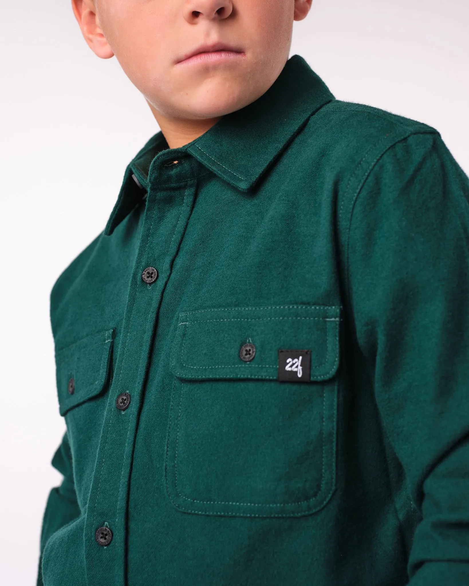 Kids Flannel Button Up - All Gender