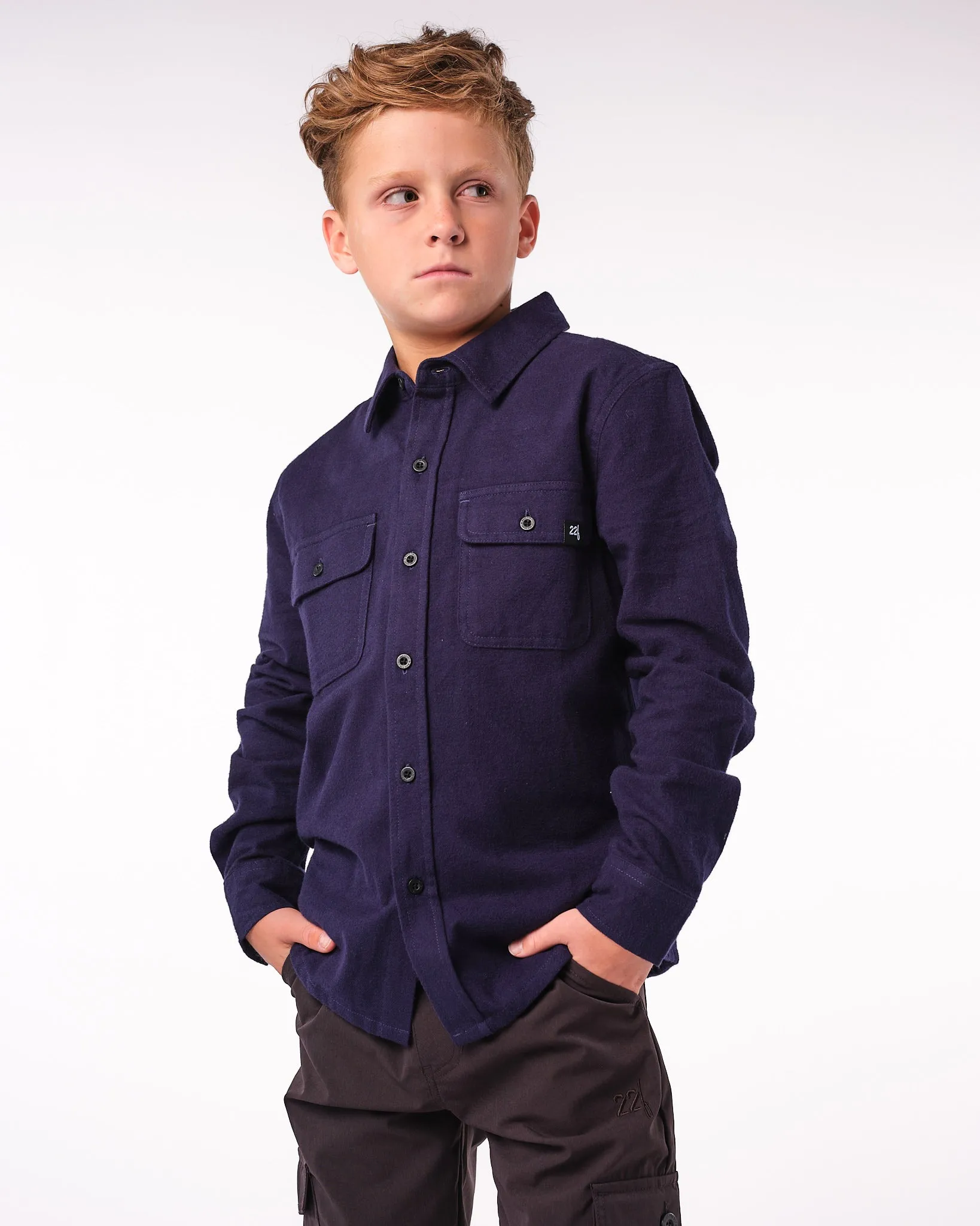 Kids Flannel Button Up - All Gender