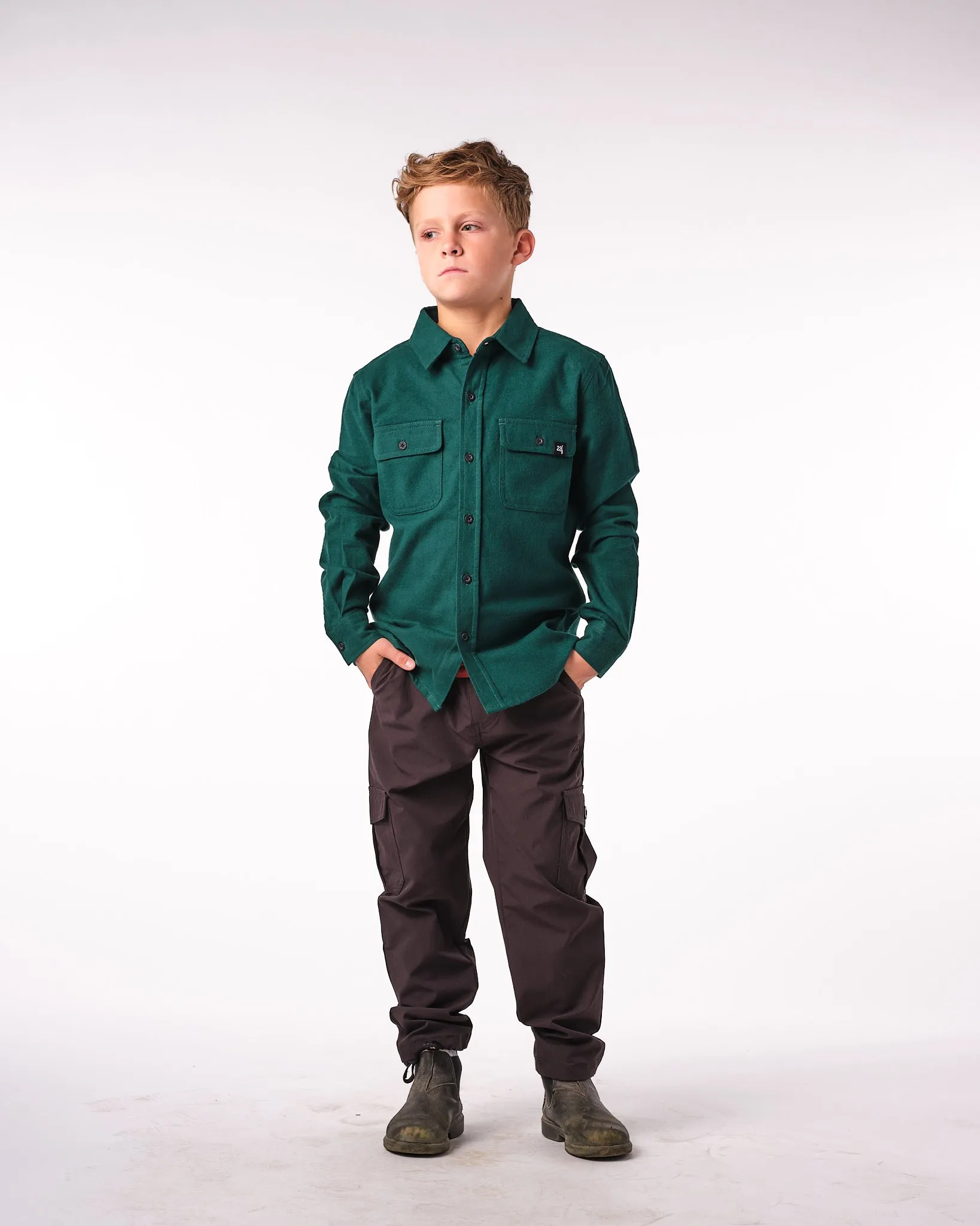 Kids Flannel Button Up - All Gender