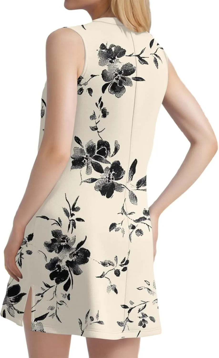 KUIOLYPOER Summer Dresses for Women 2025 Casual V Neck Sleeveless Sundresses Boho Tank Dress Beach Hawaiian Dresses