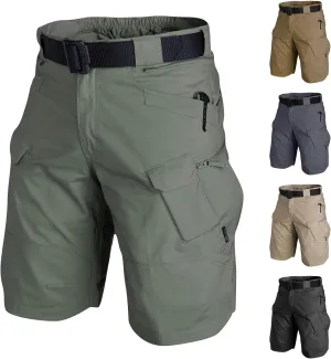 lcyhony Cargo Shorts for Men Plus Size Stretch Waterproof Tactical Workout Shorts Relaxed fit Cozy Multi Pockets Hiking Pants