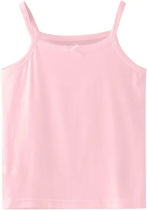 Little Girls Soft Camisole Undershirts Kids Comfort Breathable Tank Tops Girls' Undershirts Tanks Camisoles