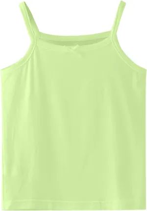 Little Girls Soft Camisole Undershirts Kids Comfort Breathable Tank Tops Girls' Undershirts Tanks Camisoles