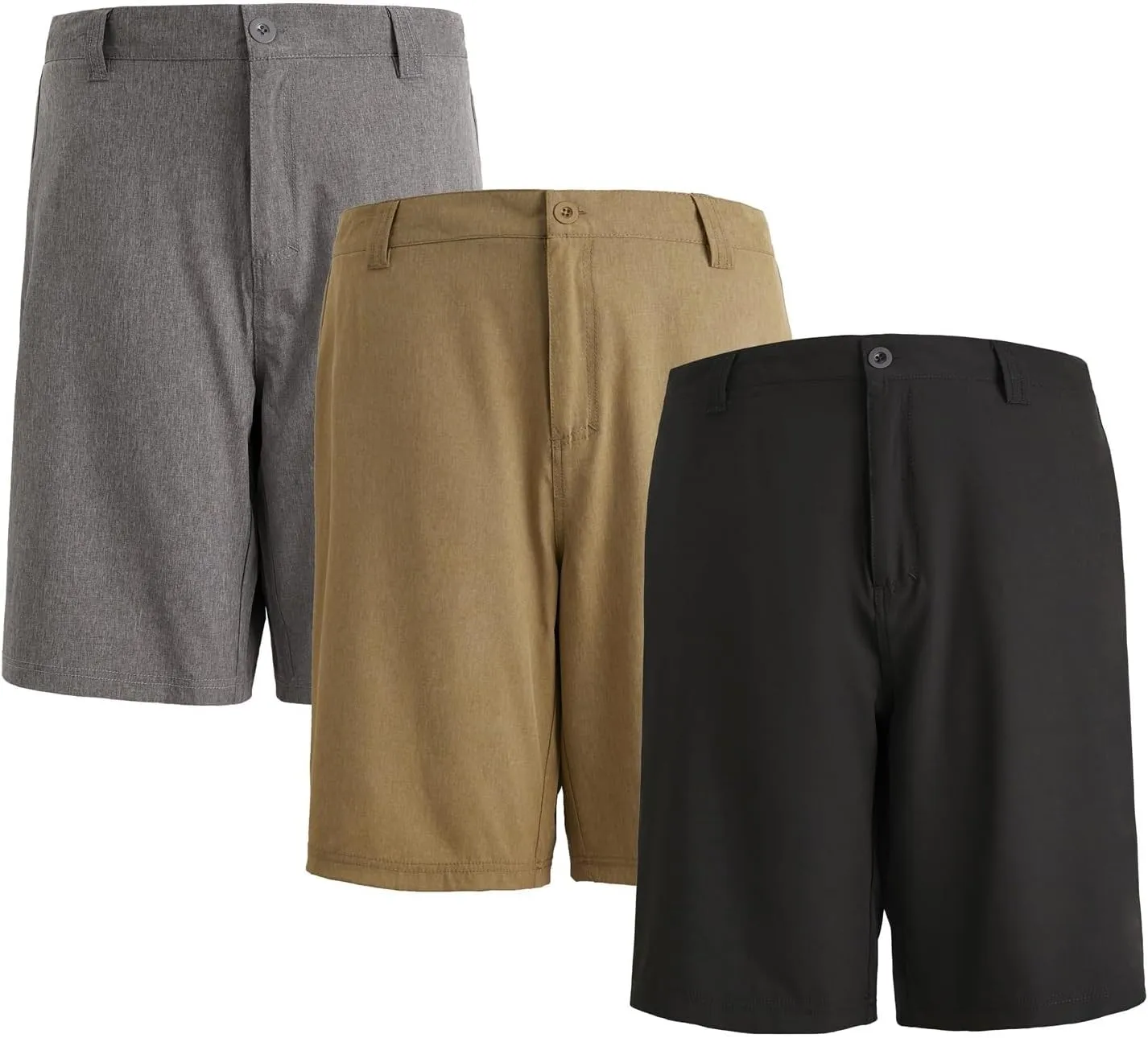 Men's Amphibian Hybrid Shorts Summer Casual Shorts for Men Chino Beach Golf Athletic Quick Dry 21 Inches Boardshort