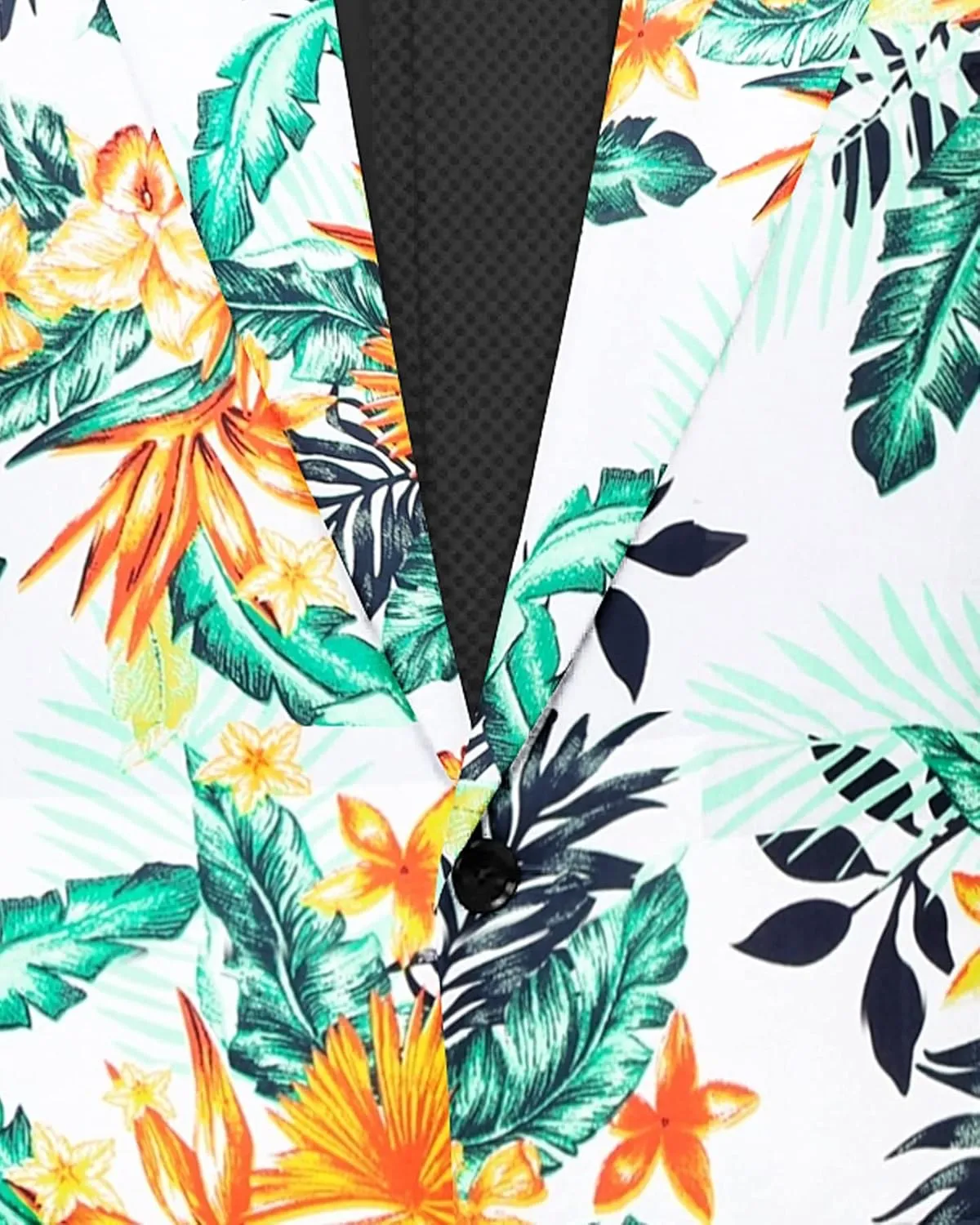 Men's Blazer 2 Button Long Sleeve Printed Regular Fit Suit Jacket Business Lightweight Casual Sport Coat