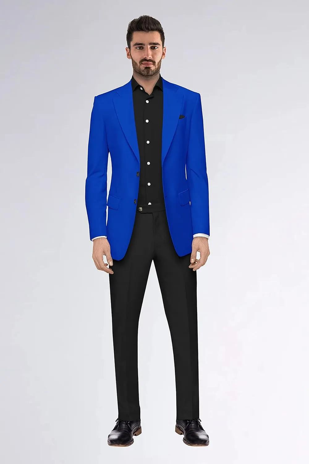 Men's Blazer 2 Button Long Sleeve Regular Fit Suit Sport Coat Jacket Business Lightweight Casual Sport Coat