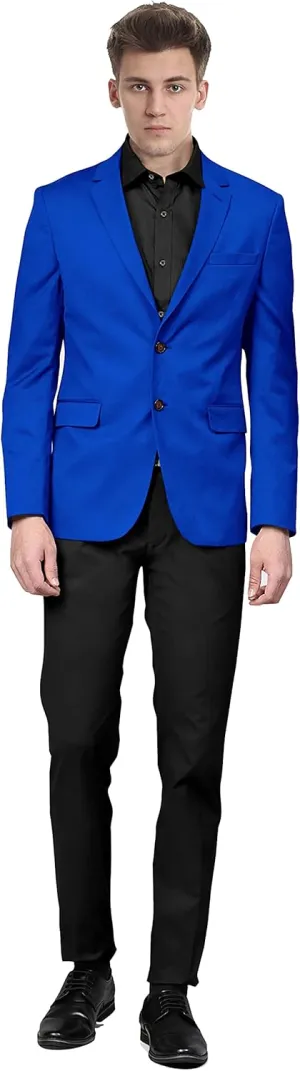 Men's Blazer 2 Button Long Sleeve Regular Fit Suit Sport Coat Jacket Business Lightweight Casual Sport Coat