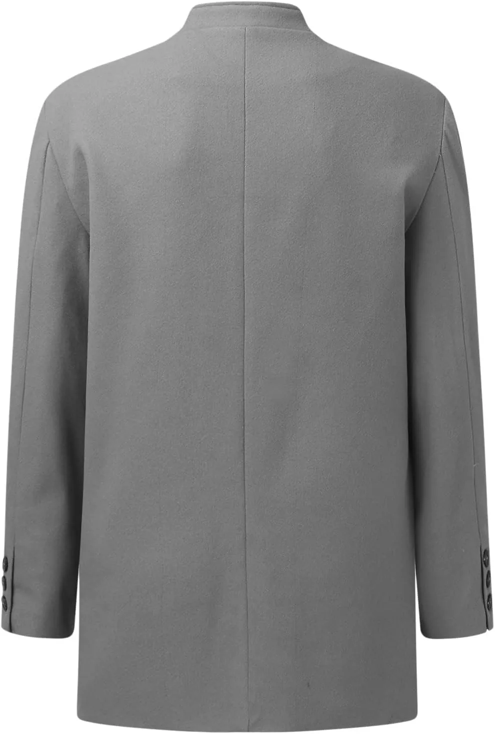 Mens Casual Lightweight Suit Blazer Jackets Stand Collar Lined Sport Coats Business Coats