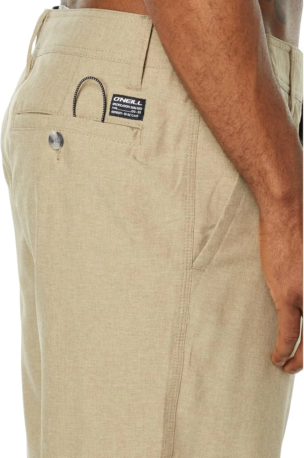 O'NEILL Men's 21 Inch Loaded 2.0 Hybrid Shorts - Water Resistant Mens Shorts with Quick Dry Stretch Fabric and Pockets