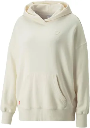 PUMA - Womens Infuse Oversized Hoodie, Color Pristine, Size: X-Large