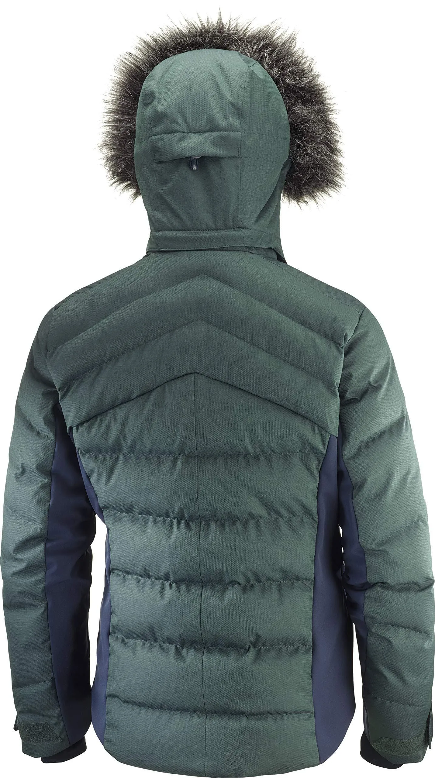 SALOMON Women's Stormcozy JKT W, Green Gab, Small