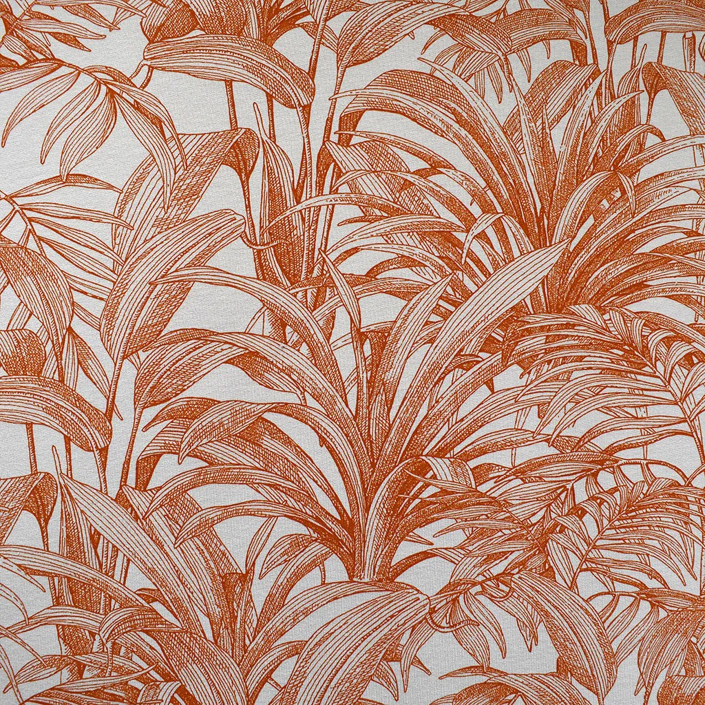 See You at Six Tropical Plants French Terry Grey SY