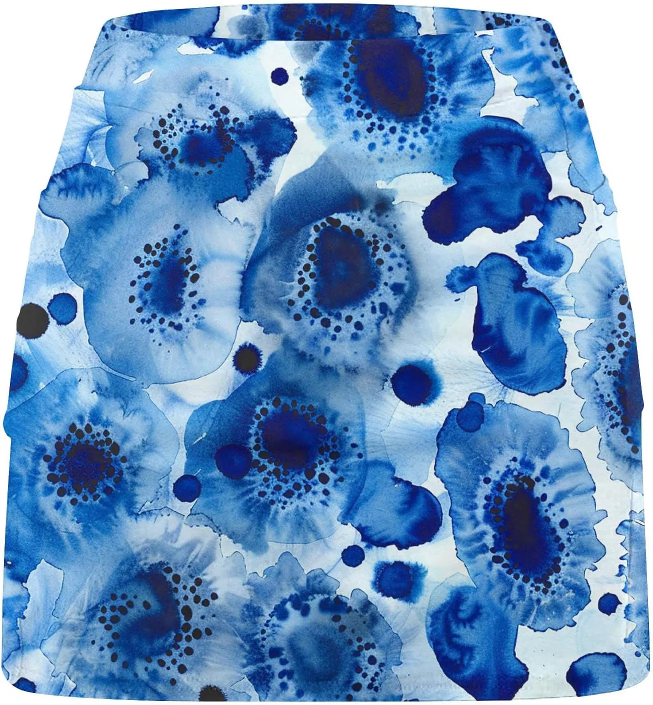 Skorts for Women Dressy Casual Tie Dye Skirts for Women High Waist Athletic Golf Tennis Skirt with Built in Shorts